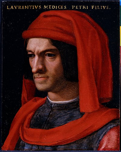 Portrait of Lorenzo the Magnificent by Workshop of Bronzino