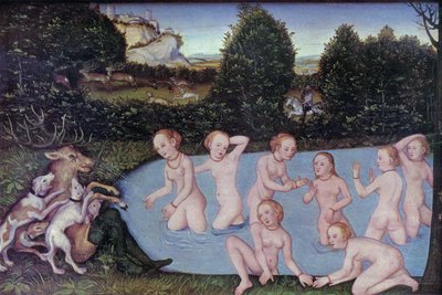 Diana and Actaeon by workshop of Lucas Cranach the Elder