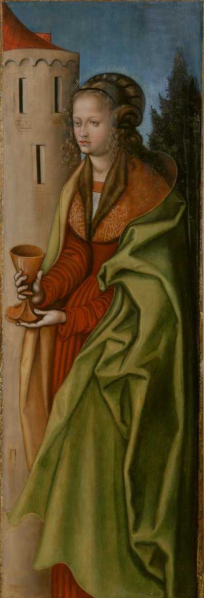 St Barbara by workshop of Lucas Cranach the Elder