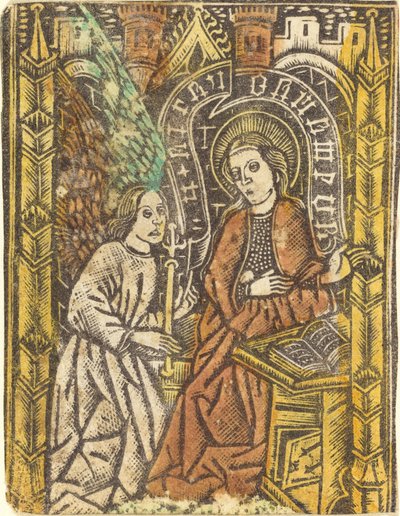 The Annunciation by Workshop of Master of the Borders with