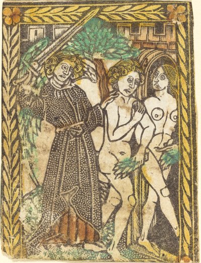 The Expulsion from the Garden of Eden by Workshop of Master of the Borders with