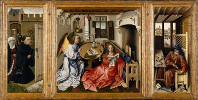 The Mérode Altarpiece (The Annunciation Triptych) by Workshop of Robert Campin