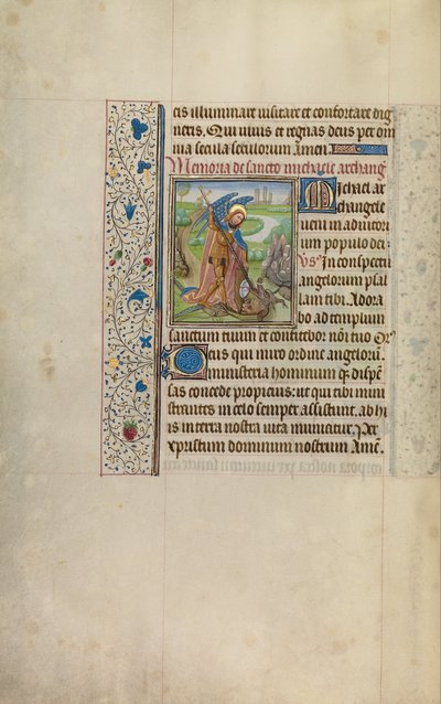 Saint Michael and the Dragon by Workshop of Willem Vrelant