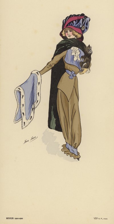 Winter 1910-1911 fashions by Xavier Sager