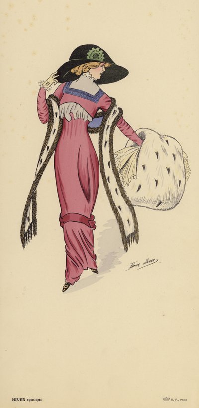Winter 1910-1911 Fashions by Xavier Sager