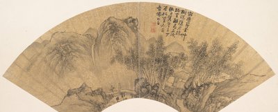 Landscape with Figure by Xie Shichen