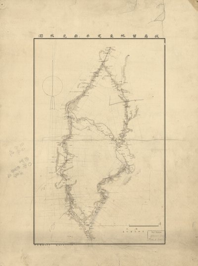 Map from the Settlement to the Pacific Ocean by Yasuaki Oka