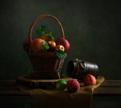 Moody Fruit Still Life by Yinan F.