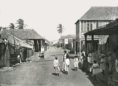 Street Scene in Port Royal, Jamaica, 1895 by York and Son