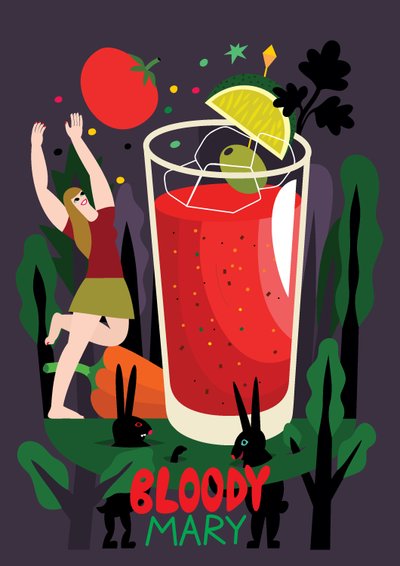 Bloody Mary, 2017 by Yulia Drobova