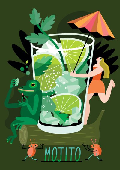 Mojito, 2017 by Yulia Drobova