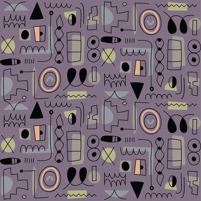 Seamless pattern, 2018 by Yulia Drobova