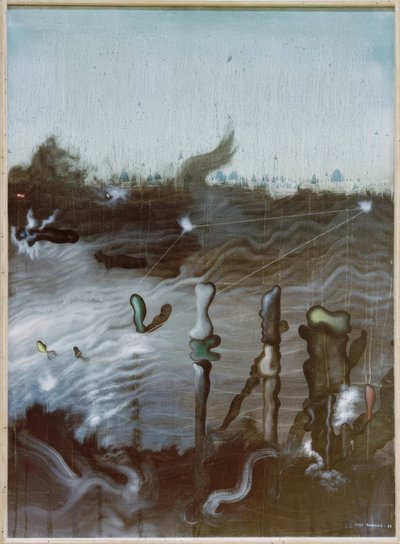 Silent Depths by Yves Tanguy