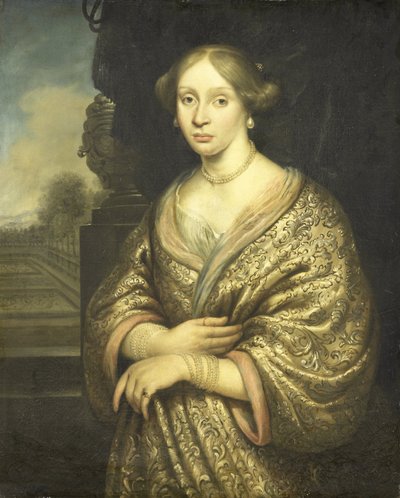 Portrait of Petronella van der Burcht by Zacharias Blyhooft