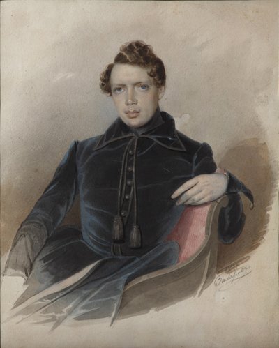Portrait of Andrey Nikolayevich Muravyov 1806-1874, 1841 by Zakharov