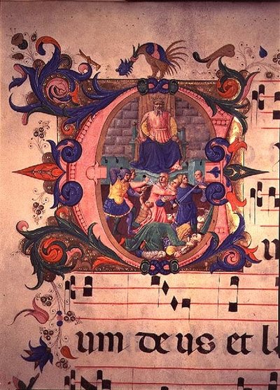 The Massacre of the Innocents, from a Choir Book by Zanobi di Benedetto Strozzi