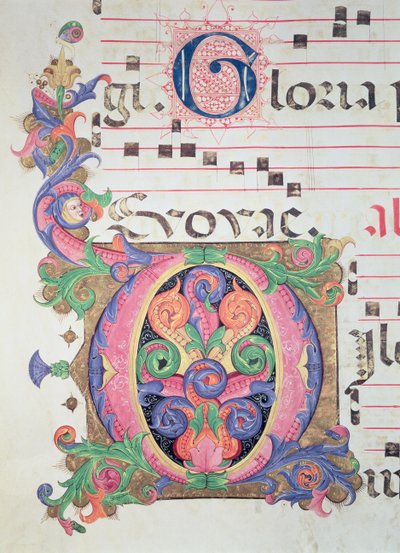 Missal 515 fol.146r Historiated Initial 