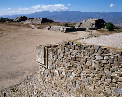 View of the System IV (500 BC-850 AD) by Zapotec Zapotec