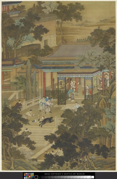 Jieyu Defending the Emperor from a Bear by Zhidao Cheng
