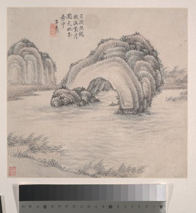 Landscapes, dated 1875 by Zhiwan Zhang
