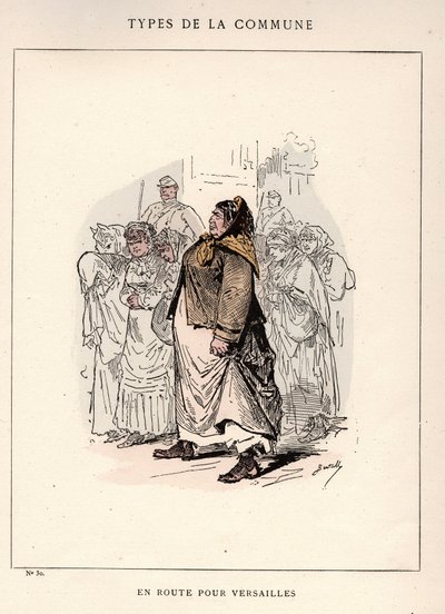 Commune de Paris: Costume by EN ROAD POUR VERSAILLES (30) in Les Communeux by Frederick (attr. to) Barnard