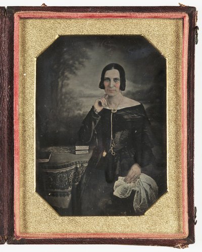 Daguerreotype of a Woman, c. 1845 by Frederick (attr. to) Barnard