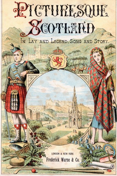 Frontispiece to the Book Picturesque Scotland Its Romantic Scenes and Historical Associations by . .