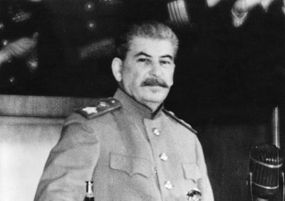 Joseph Stalin During a Speech in Which He Brands Japan as an Aggressor Nation, Early 1945 by Frederick (attr. to) Barnard