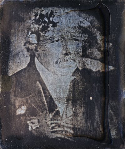 Louis Jacques Mande Daguerre, French Photography Pioneer, c 1840s by Frederick (attr. to) Barnard