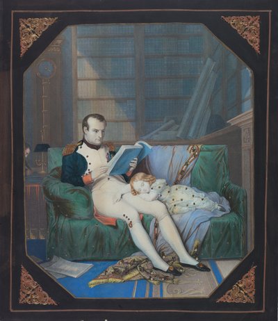 Napoleon in his Study with the King of Rome, c.1860 by . .