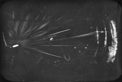 Particle Imaging, Cloud Chamber Alpha-Ray Tracks, Early 20th Century by Ferdinand Georg Waldmuller