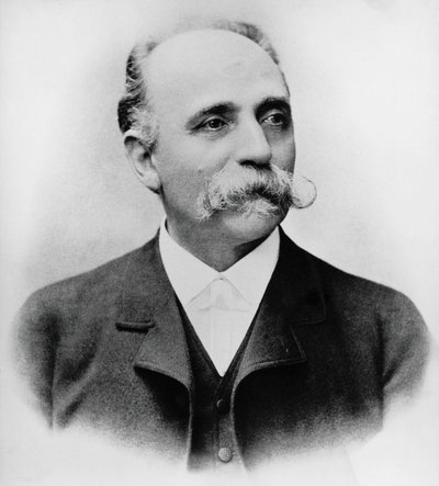 Portrait of Bartolomeo Emilio Camillo Golgi, Italian scientist and physician, Nobel Prize in Medicine in 1906 by William Walcutt