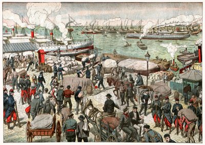 Return to work in the harbour of Marseille by . .