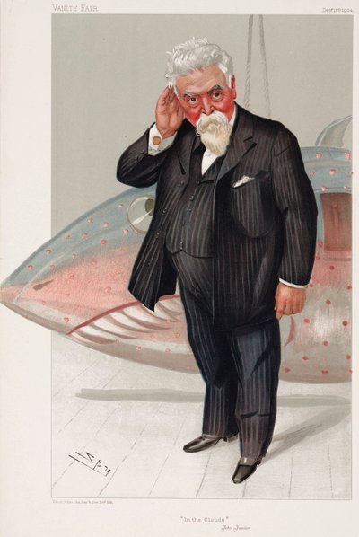 Sir Hiram Maxim, British Engineer and Inventor by Henry Charles Fehr