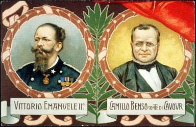 Vittorio Emanuele II and Cavour 1911 by . .