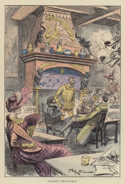Artistic Cabaret by after Albert Robida