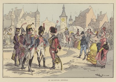 The Headquarters by after Albert Robida