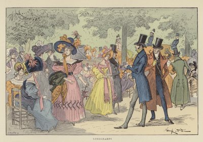 Longchamps by after Albert Robida