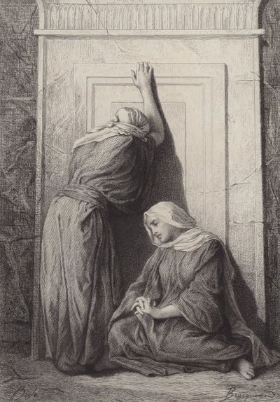 Mary Magdalene and the Other Mary by after Albert Robida