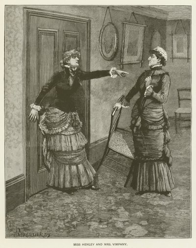 Miss Henley and Mrs. Vimpany by after Amedee Forestier