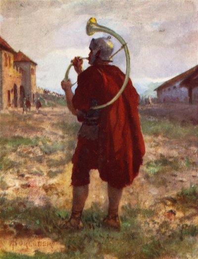 The Cornicen or Trumpeter by after Amedee Forestier