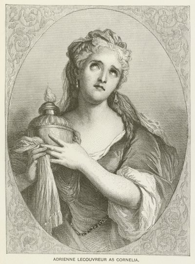 Adrienne Lecouvreur as Cornelia by after Antoine Coypel
