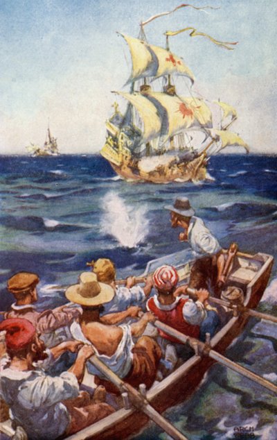 A Shot Fell Immediately in Their Wake by after Archibald Bertram Webb