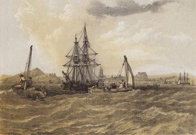 Edinburgh from the Firth of Forth by after C. Stanfield