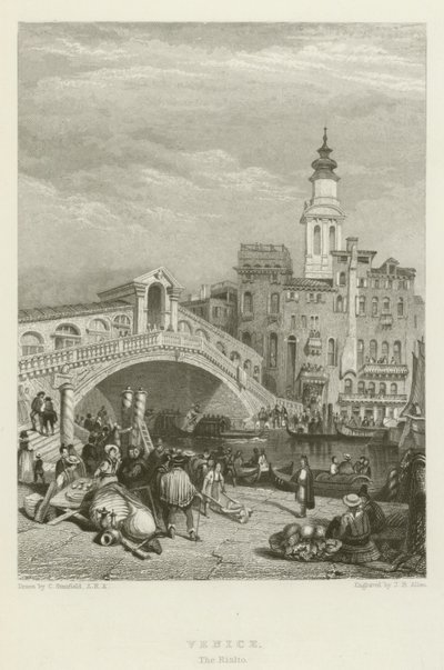 Venice, The Rialto by after C. Stanfield