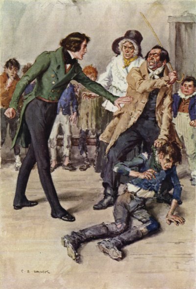 Illustration for Nicholas Nickleby by after Charles Edmund Brock