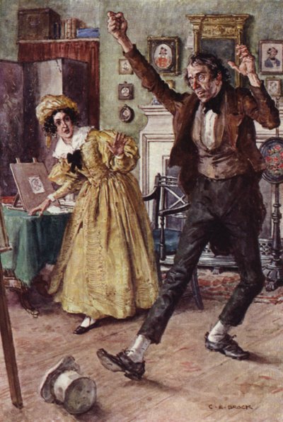Illustration for Nicholas Nickleby by after Charles Edmund Brock