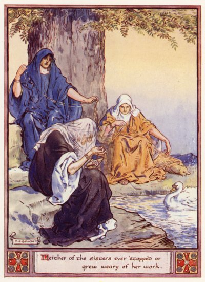Neither of the sisters ever stopped or grew weary of her work by after Charles Edmund Brock