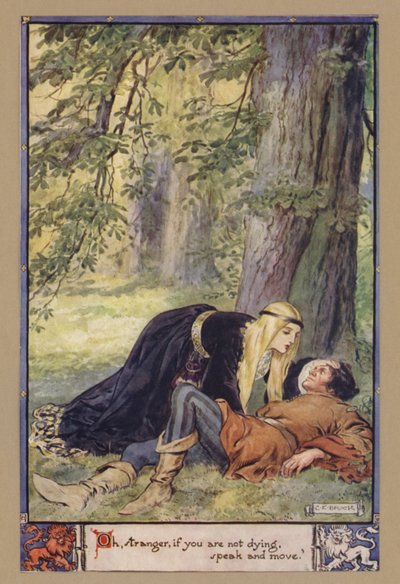 Oh, stranger, if you are not dying, speak and move by after Charles Edmund Brock