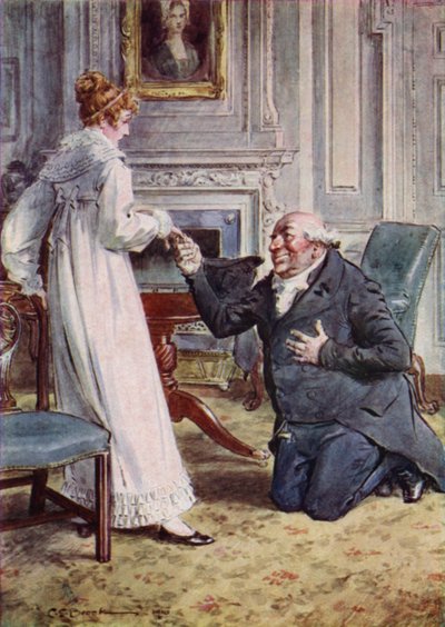 Say yes, Becky, Sir Pitt continued? by after Charles Edmund Brock